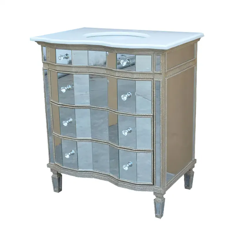 Wood Vintage Vanity From China for Bathroom Supernalway Furniture 2