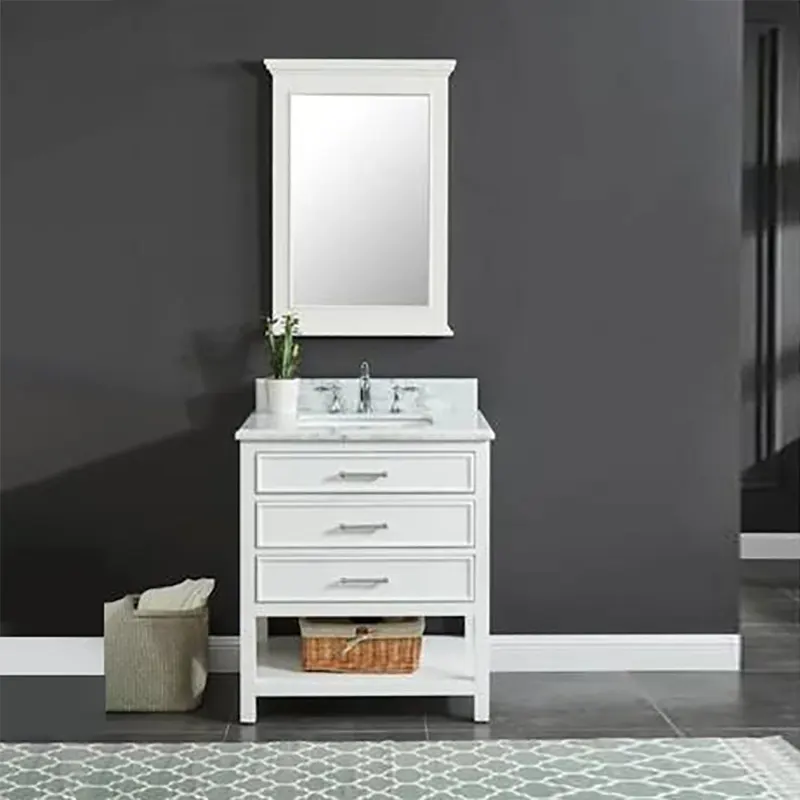 Bulk Production Supernalway Furniture Modern Wood Bathroom Cabinets for Storage 4