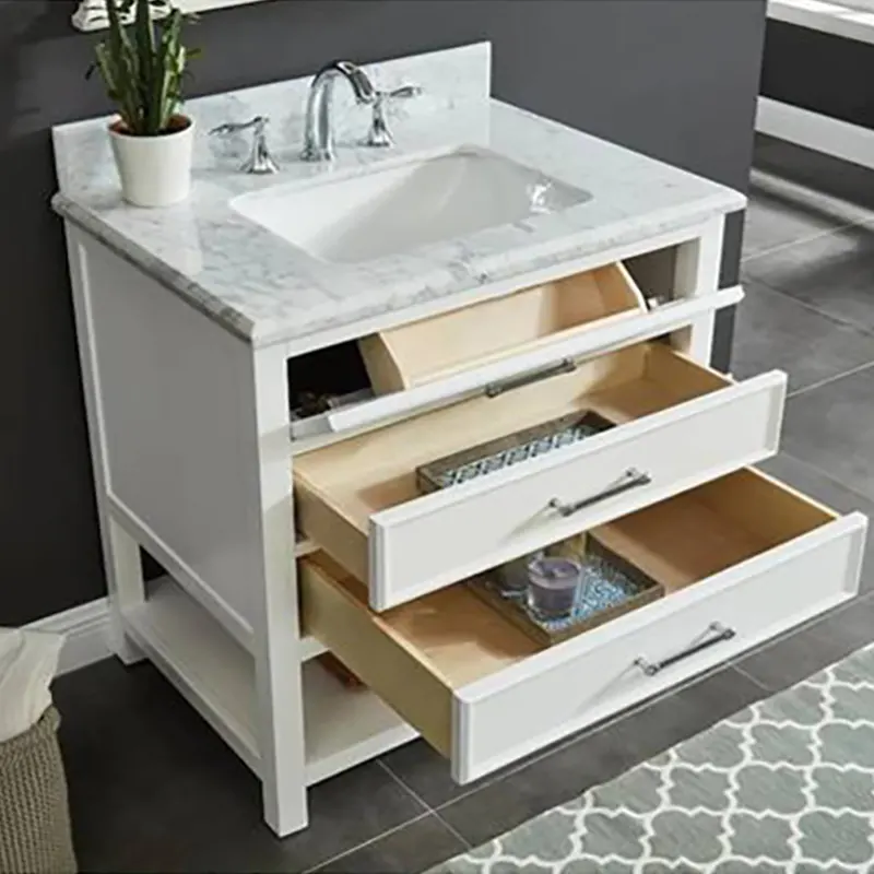 Bulk Production Supernalway Furniture Modern Wood Bathroom Cabinets for Storage 6