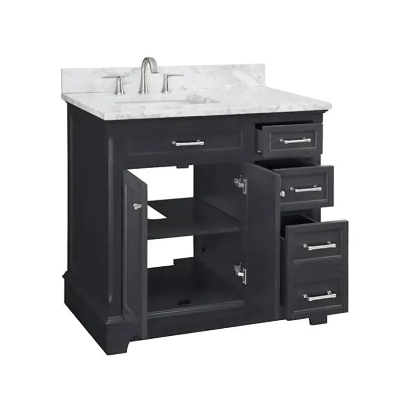 Custom Light Wood Vanity Bathroom Supernalway Furniture 2
