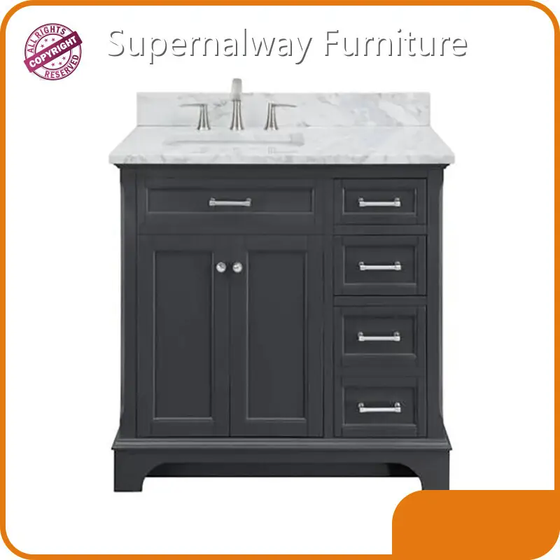 Newest Wooden Vanity Bathroom Supernalway Furniture Manufacture 1
