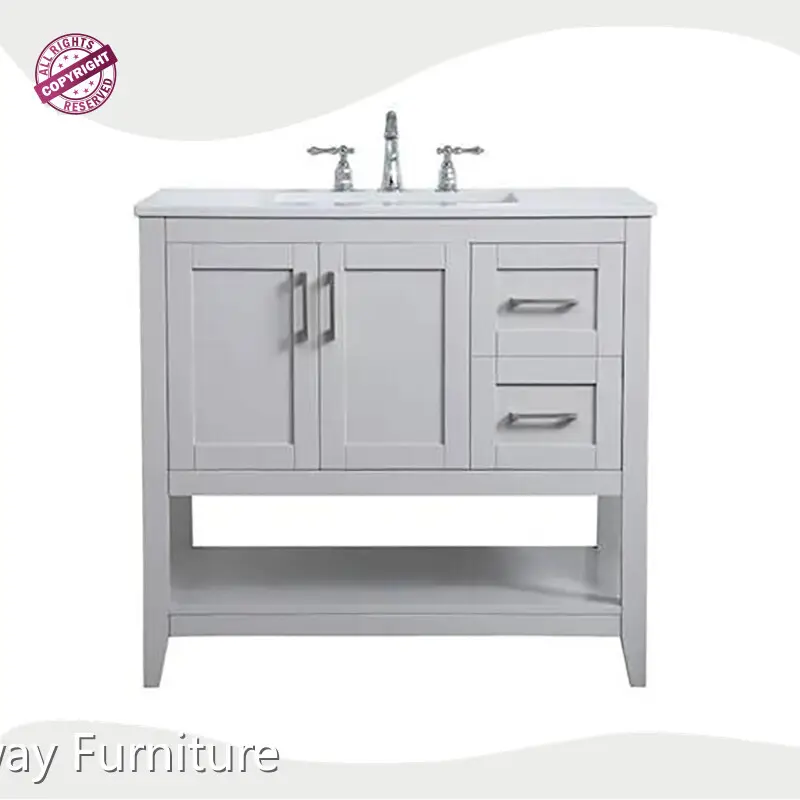 High End White Vanity Unit Supernalway Furniture Company 1
