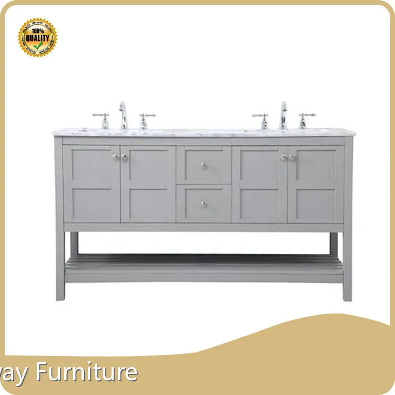 Modern Gray Bathroom Vanity - for Bathroom - Supernalway Furniture 1