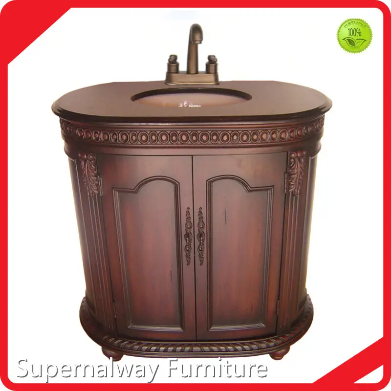 Supernalway Furniture Fine Quality White Vanity Unit for Washing 1