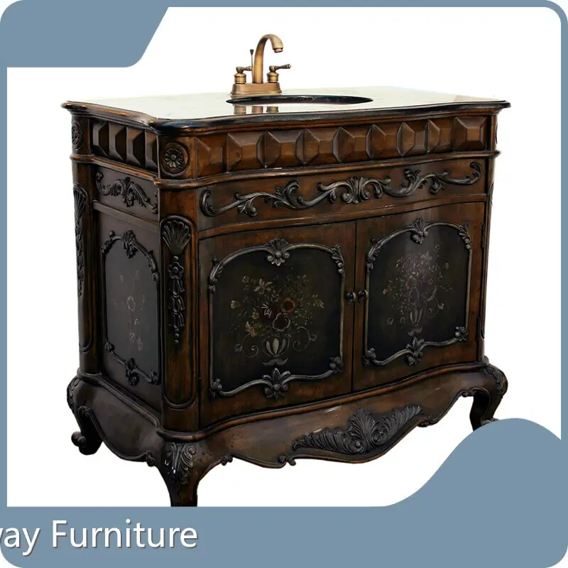 Supernalway Furniture Bulk Vintage Furniture Bathroom Vanity for Bathroom 1
