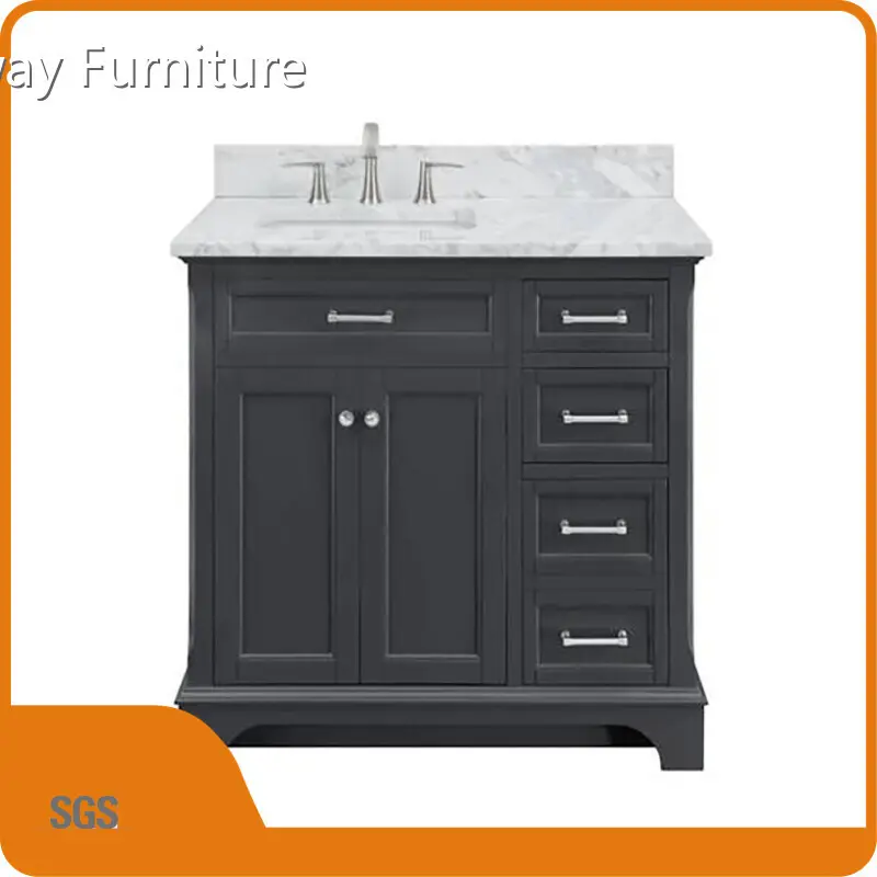 Custom Light Wood Vanity Bathroom Supernalway Furniture 1