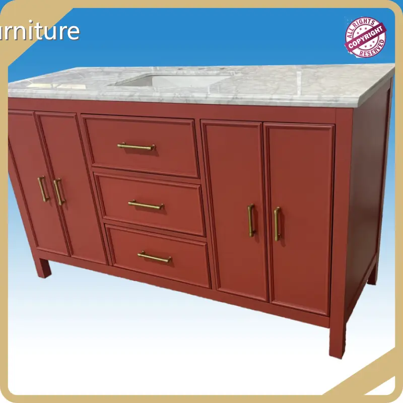 Cost-effective Modern Gray Bathroom Vanity Price List | Supernalway Furniture 1