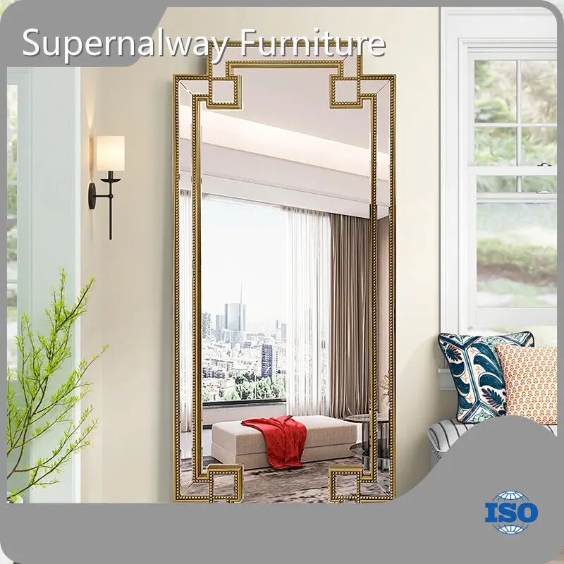 High End Bathroom Vanity with Makeup Table Supernalway Furniture Manufacture 1