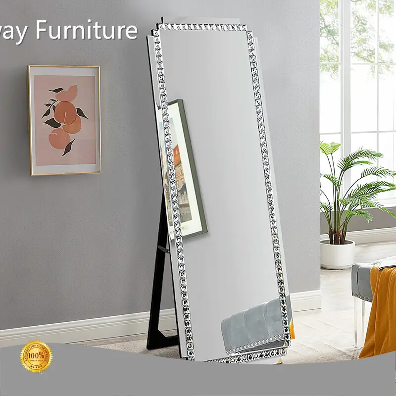 Black Floor Length Mirror Supernalway Furniture Brand 1