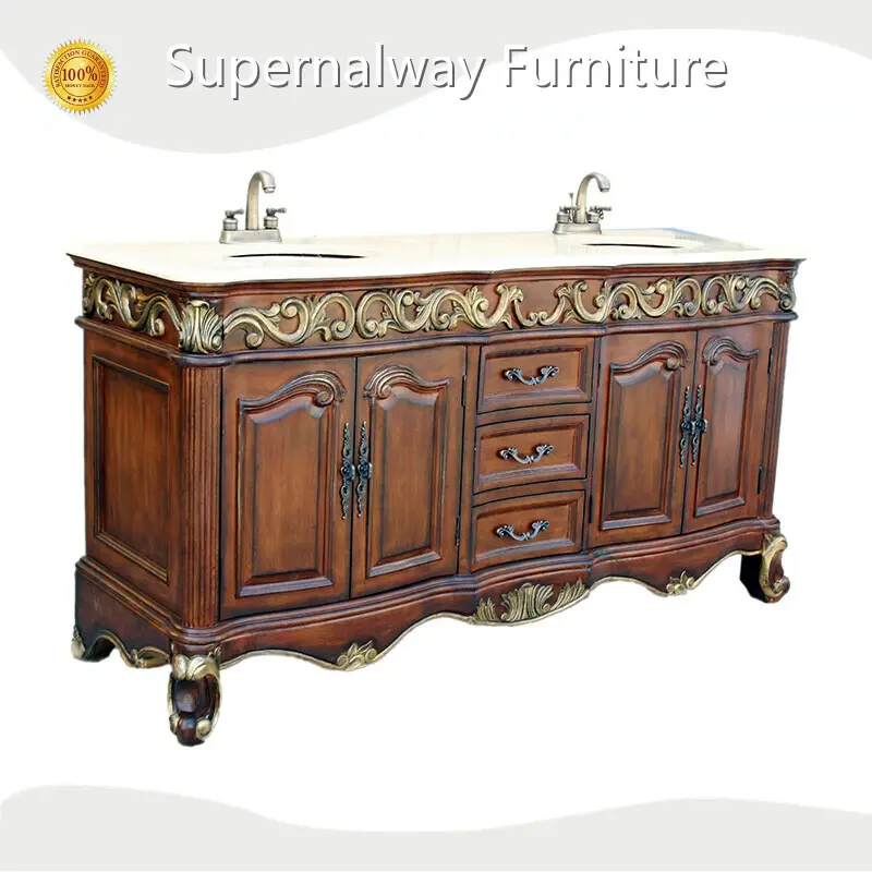 Bulk Productionvintage Style Bathroom Cabinet for Bathroom 1