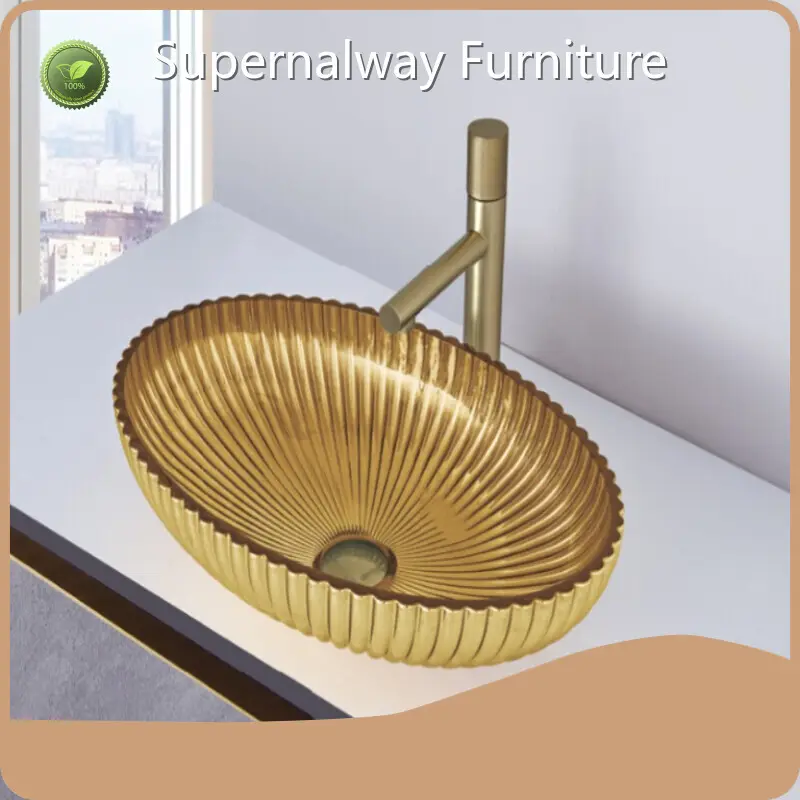 Custom Freestanding Sink Bathroom Supernalway Furniture 1