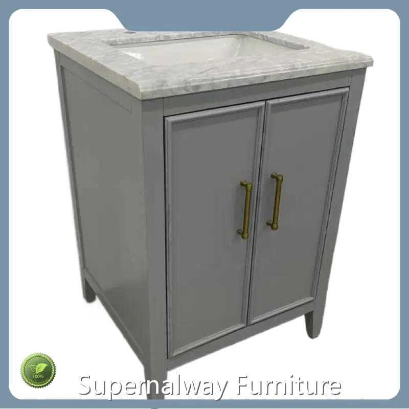 Supernalway Furniture Modern Corner Bathroom Vanity Modern Corner Bathroom Vanitymanufacturer 1