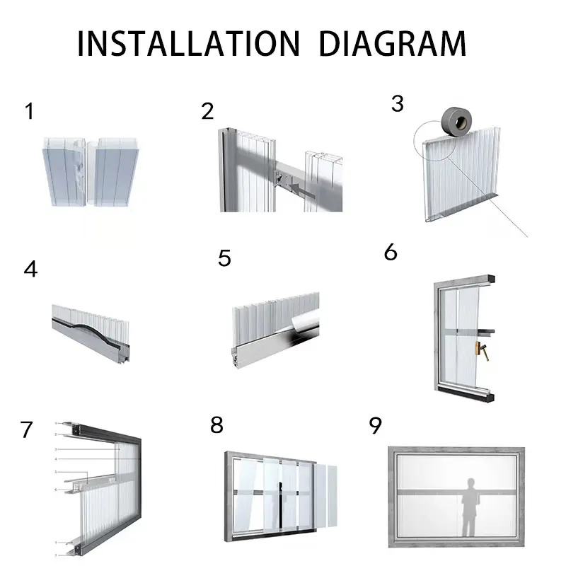 Lámina de policarbonato transparente Mclpanel Lámina de policarbonato transparente Lámina de aluminio 6
