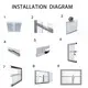 Lámina de policarbonato transparente Mclpanel Lámina de policarbonato transparente Lámina de aluminio 6