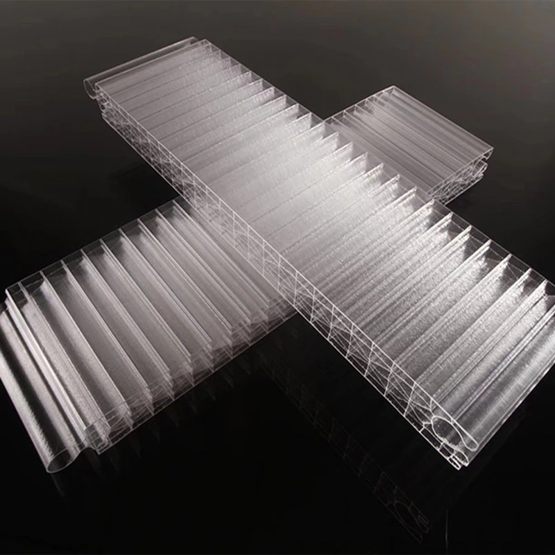 X-structure polycarbonate facade panel with translucent luminous for curtain wall 3