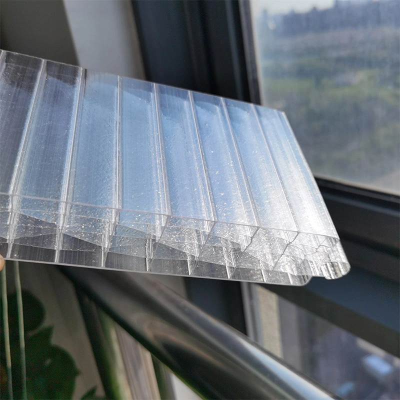 X-structure polycarbonate facade panel with translucent luminous for curtain wall 2