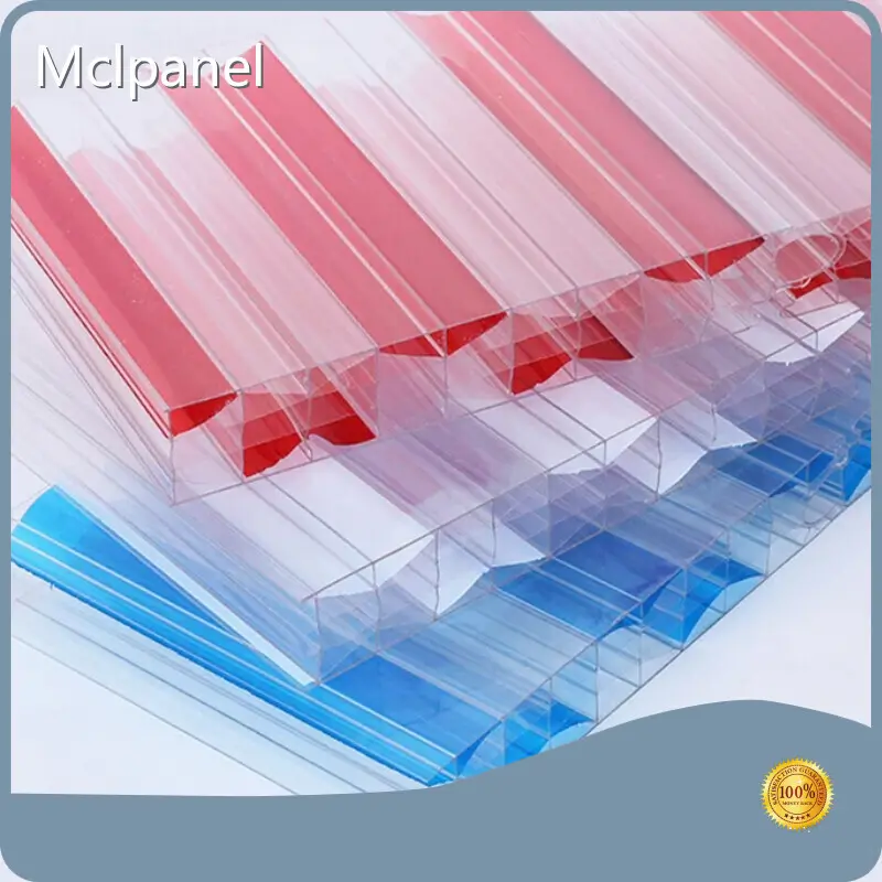 Lámina de policarbonato transparente Mclpanel Lámina de policarbonato transparente Lámina de aluminio 1