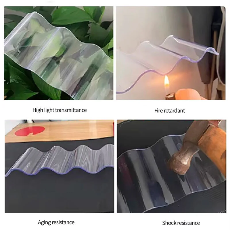 Transparent Corrugated Polycarbonate Sheet Ine UV Dziviriro YeGreenhouse 5