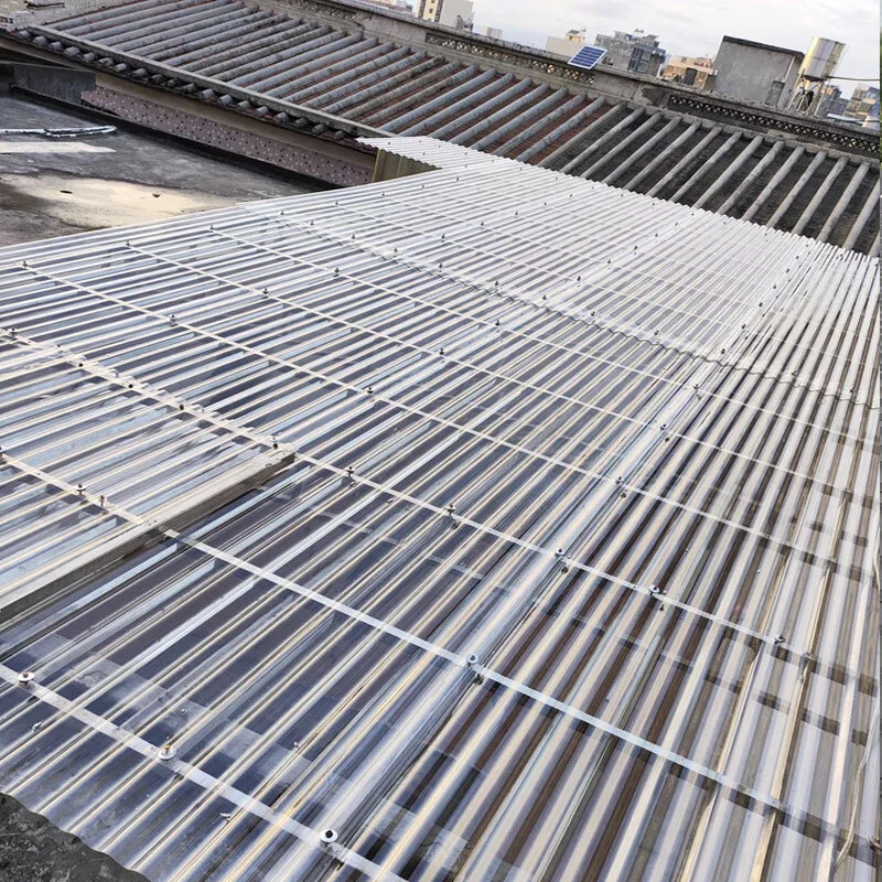 Transparent Corrugated Polycarbonate Sheet Ine UV Dziviriro YeGreenhouse 1