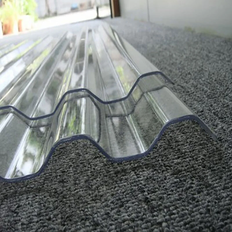 Polikarbonato Corrugated Daylighting Panelak 1mm Teilatuetarako 1