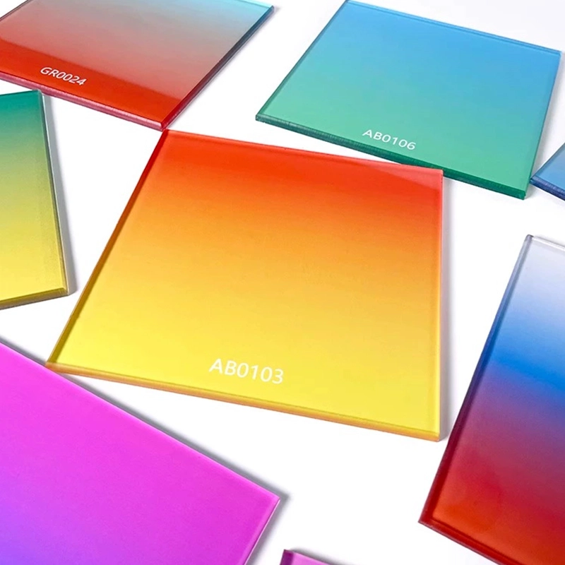 Custom lridescent Rainbow Color Acrylic Sheet For Decoration 1