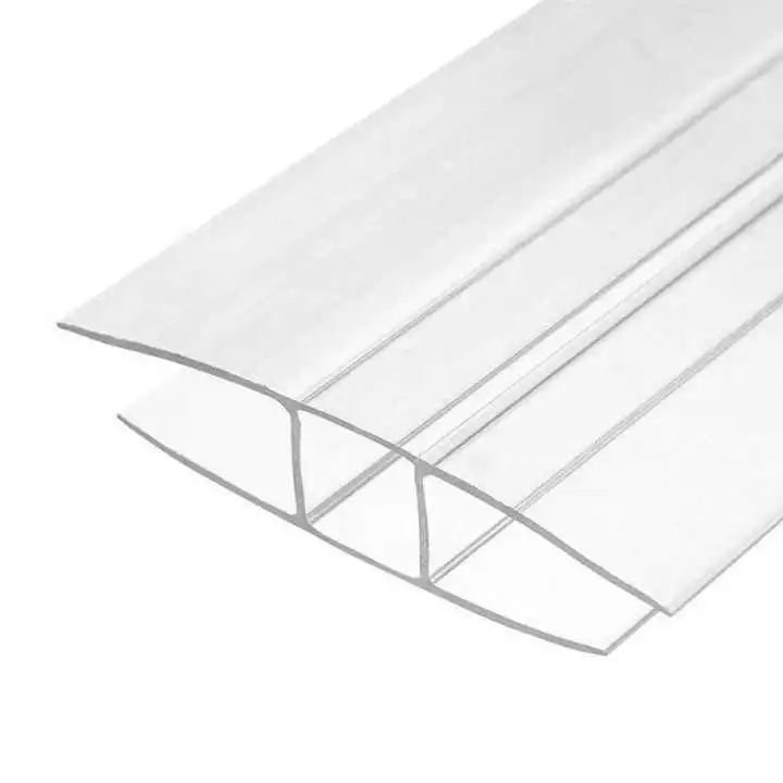 Polycarbonate Connectors With H Profile For PC Sheet Installation 3