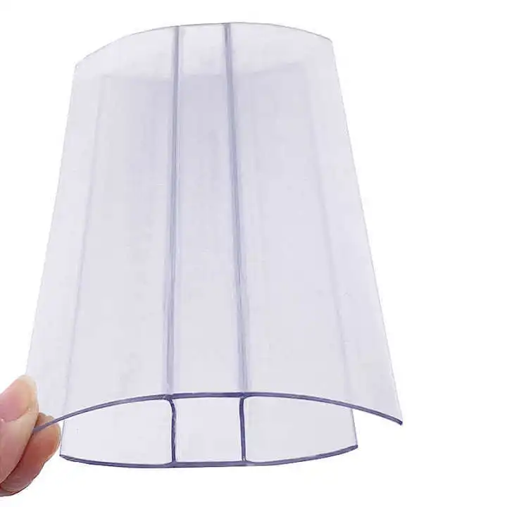 Polycarbonate Connectors With H Profile For PC Sheet Installation 1