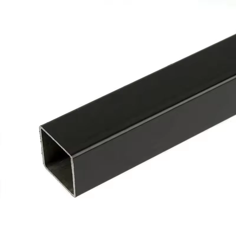 Rektangulært aluminiumsrør med rundt hjørne 1