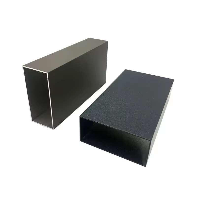 Quadratisches Hohlrohr aus Aluminium. 6063-LEGIERUNGSQUALITÄT, T66, GEHÄRTETES F25-Aluminiumrohr 3