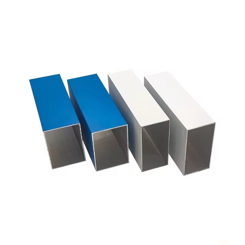 Quadratisches Hohlrohr aus Aluminium. 6063-LEGIERUNGSQUALITÄT, T66, GEHÄRTETES F25-Aluminiumrohr 5