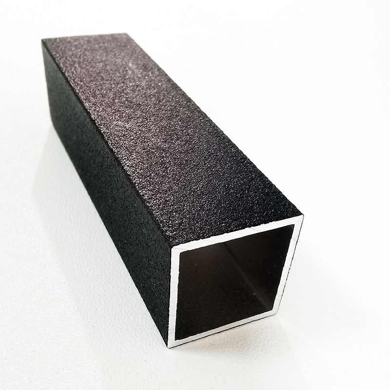 Quadratisches Hohlrohr aus Aluminium. 6063-LEGIERUNGSQUALITÄT, T66, GEHÄRTETES F25-Aluminiumrohr 10