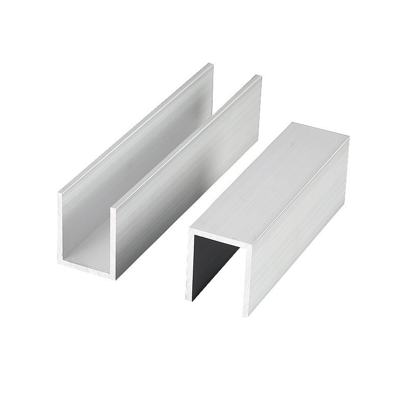 U Channel Profiles 6082-T6 Aluminum C Channel UA U-shaped aluminum supplier factory 4