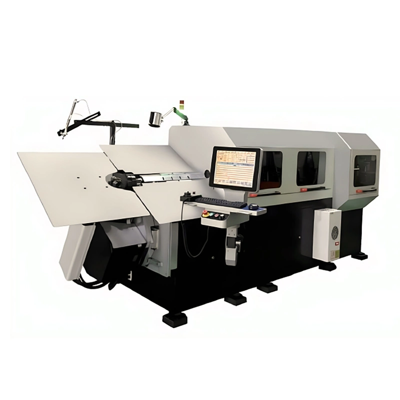 Máquina dobladora de alambre CNC para componentes 2D y 3D de gran diámetro JC-120-8A 1