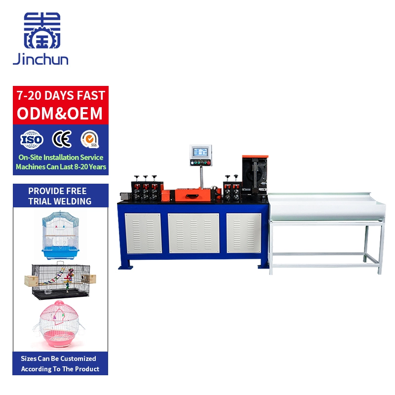 High-Precision Servo-Driven Pet Cage Wire Straightening Machine for Fast Metal Fabrication 1