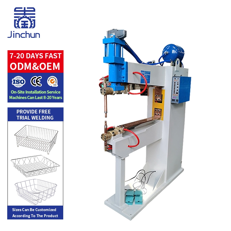 High-Precision Jinchun CNC Spot Welding Machine for Disinfection Cabinet Pull-Qut Basket Production Line Equipment1 1