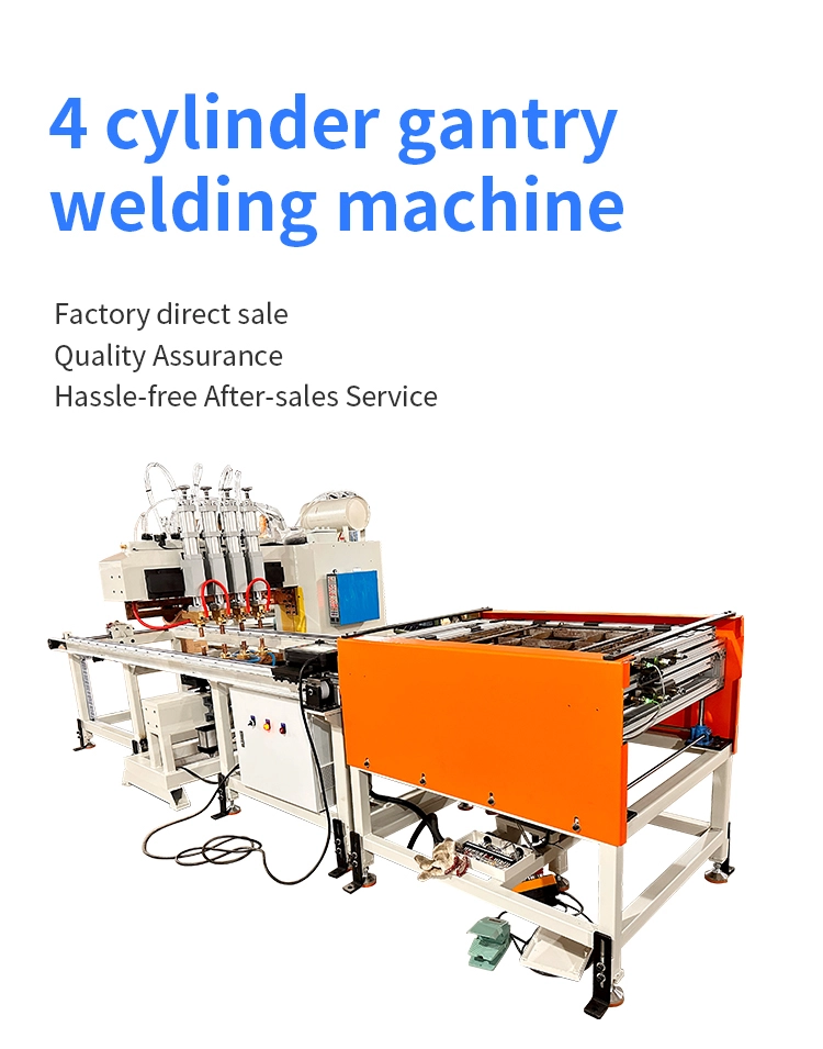 High-Efficiency 4-Cylinder Gantry Welding Machine for Industrial Wire Mesh Rapid Forming Making 1
