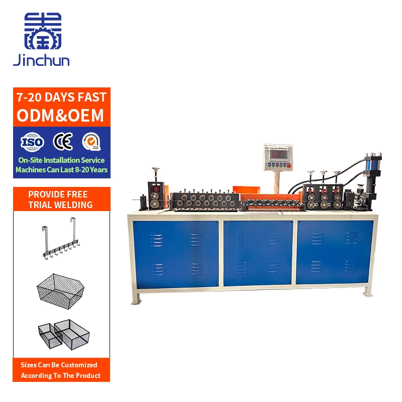Hydraulic Flat Iron Steel Straightening Machine Industrial Metal Customizable Straightener and Cutter 1