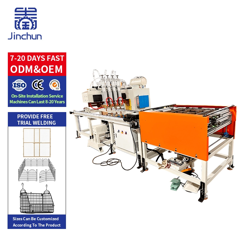 Automatic 4 Cylinder Gantry Spot Welder, Multi-Point Mesh Welding Machine for Steel Wire 1
