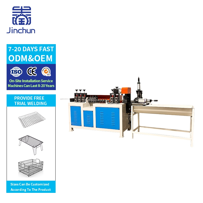 Industrial Mini Straightening Cutting And Chamfering All-In-One Machine For Wire And Fence Fabrication 1