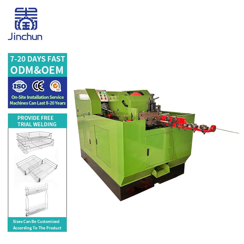 PLC Controlled Automatic Upsetting Machine Button Head For Solid Metal Wire Processing 1