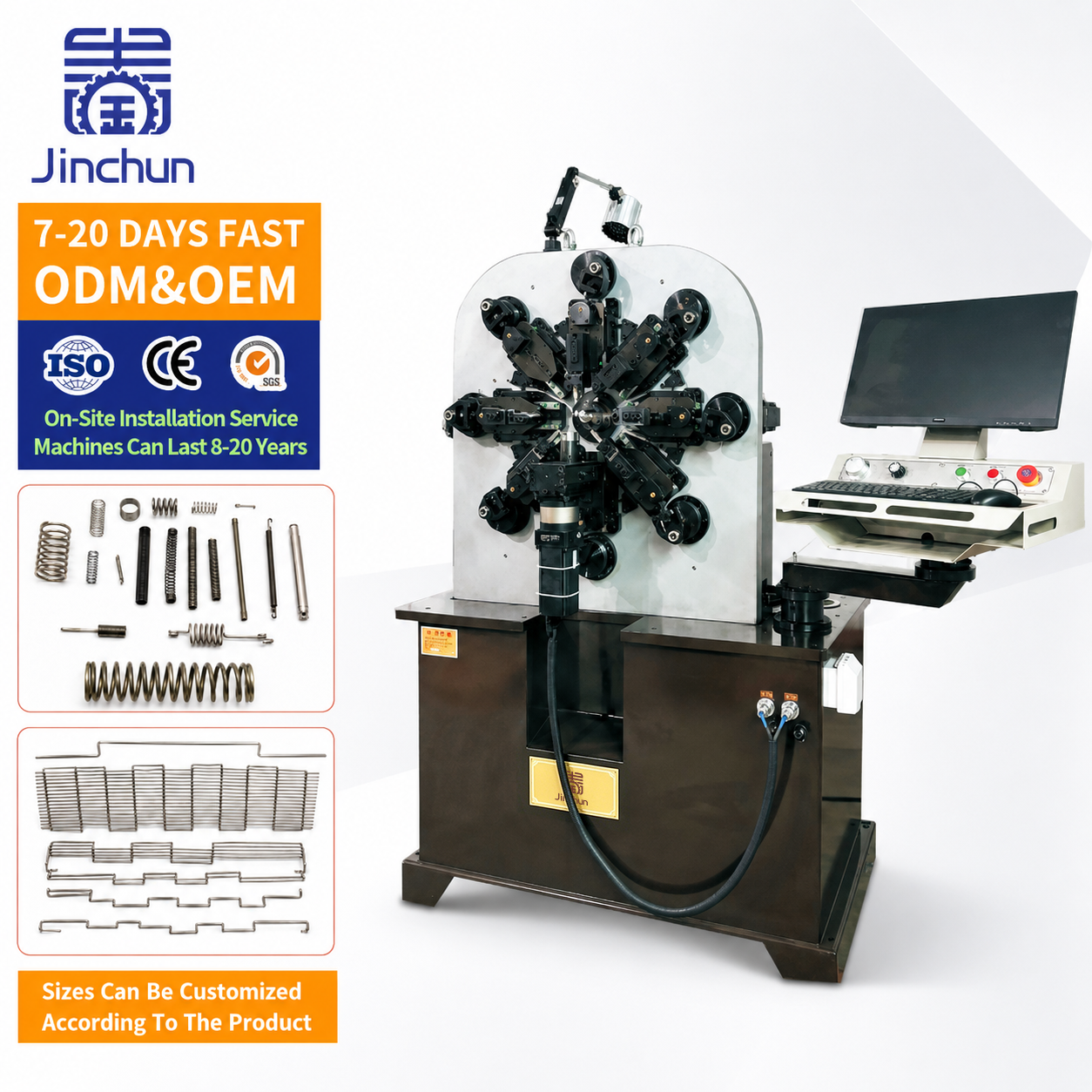 Fully Automatic Industrial Conveyor Belt Wire Forming and Welding Machine 1