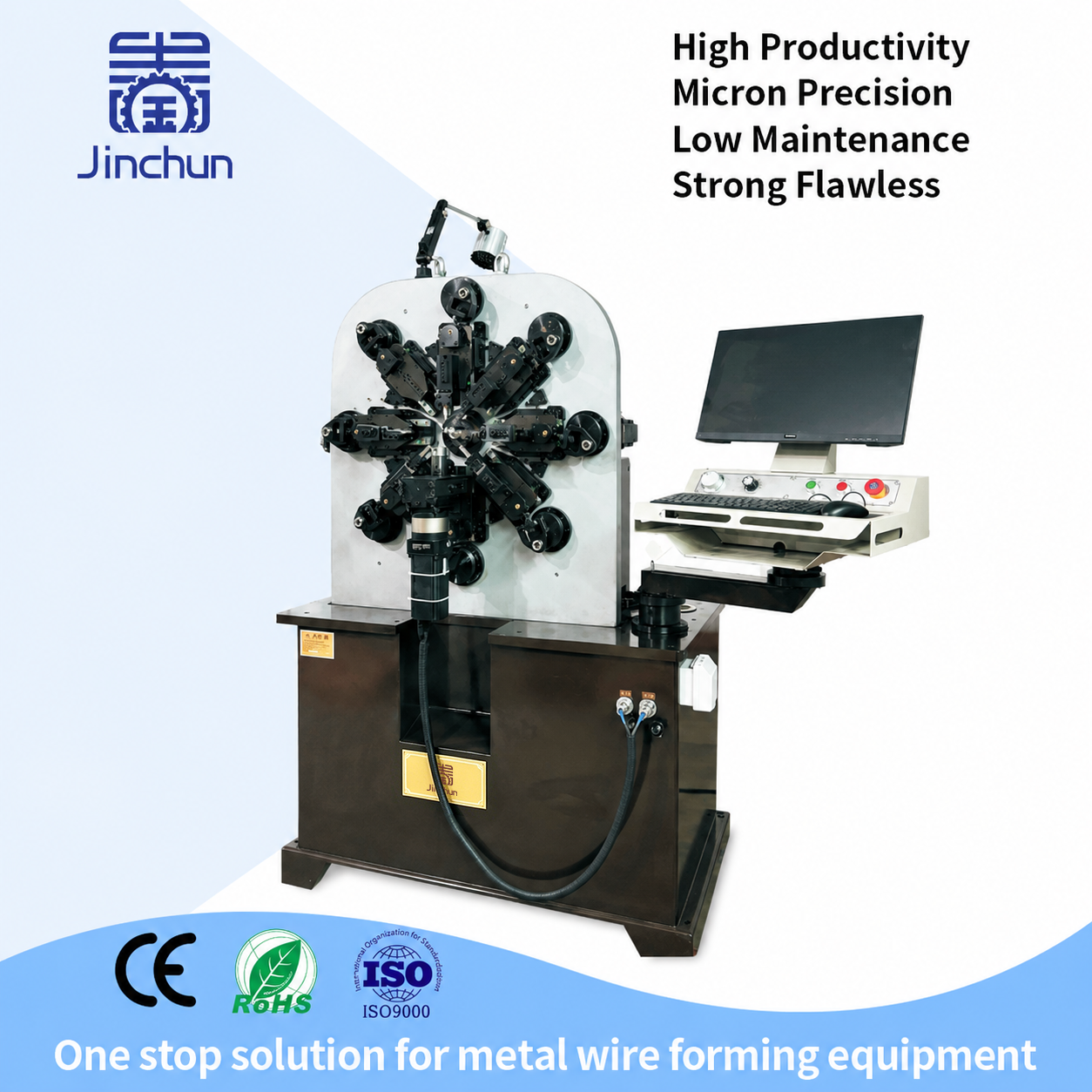 Fully Automatic Industrial Conveyor Belt Wire Forming and Welding Machine 2