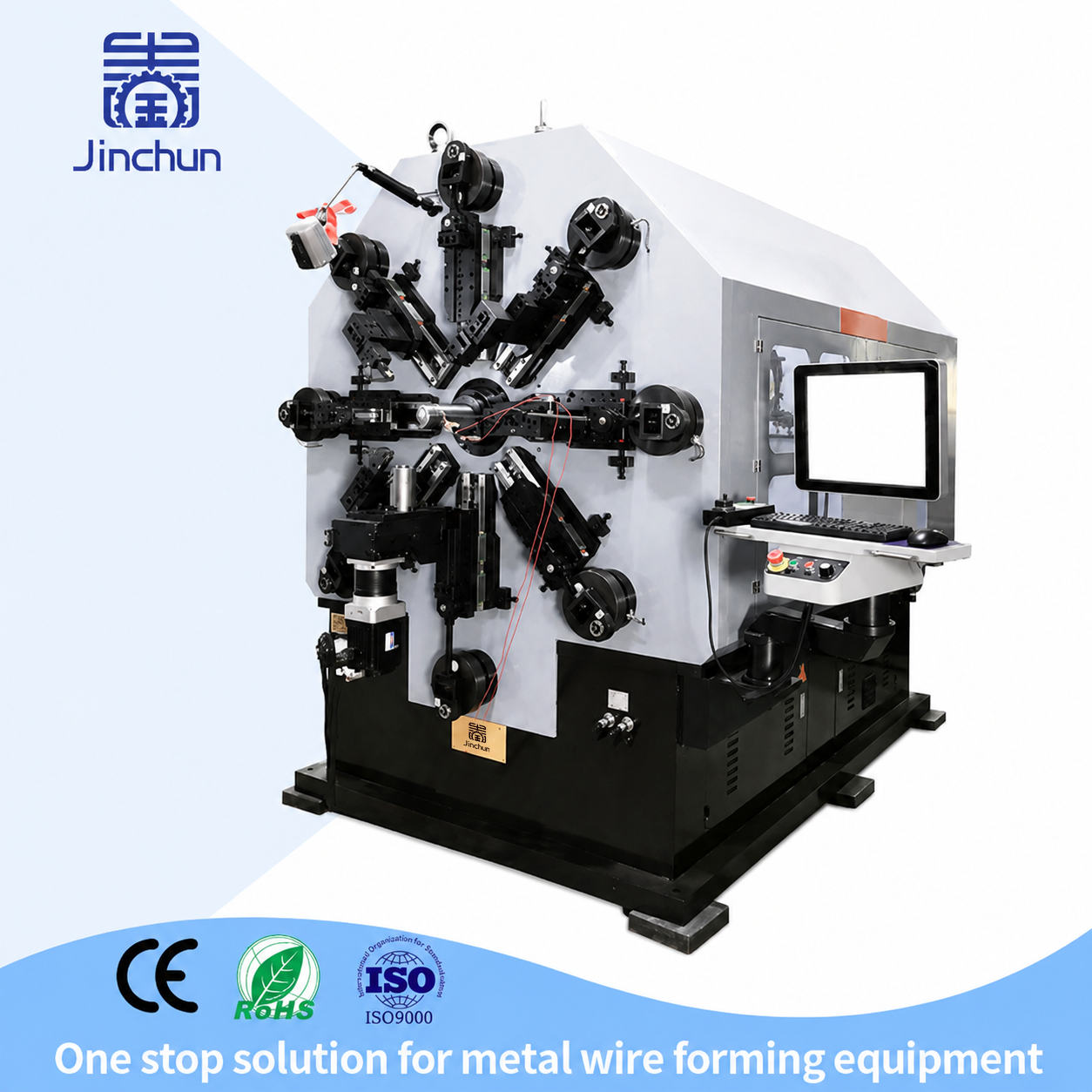 Camless Wire Forming Machine with Wire Rotation for Complex 3D Component Production 2
