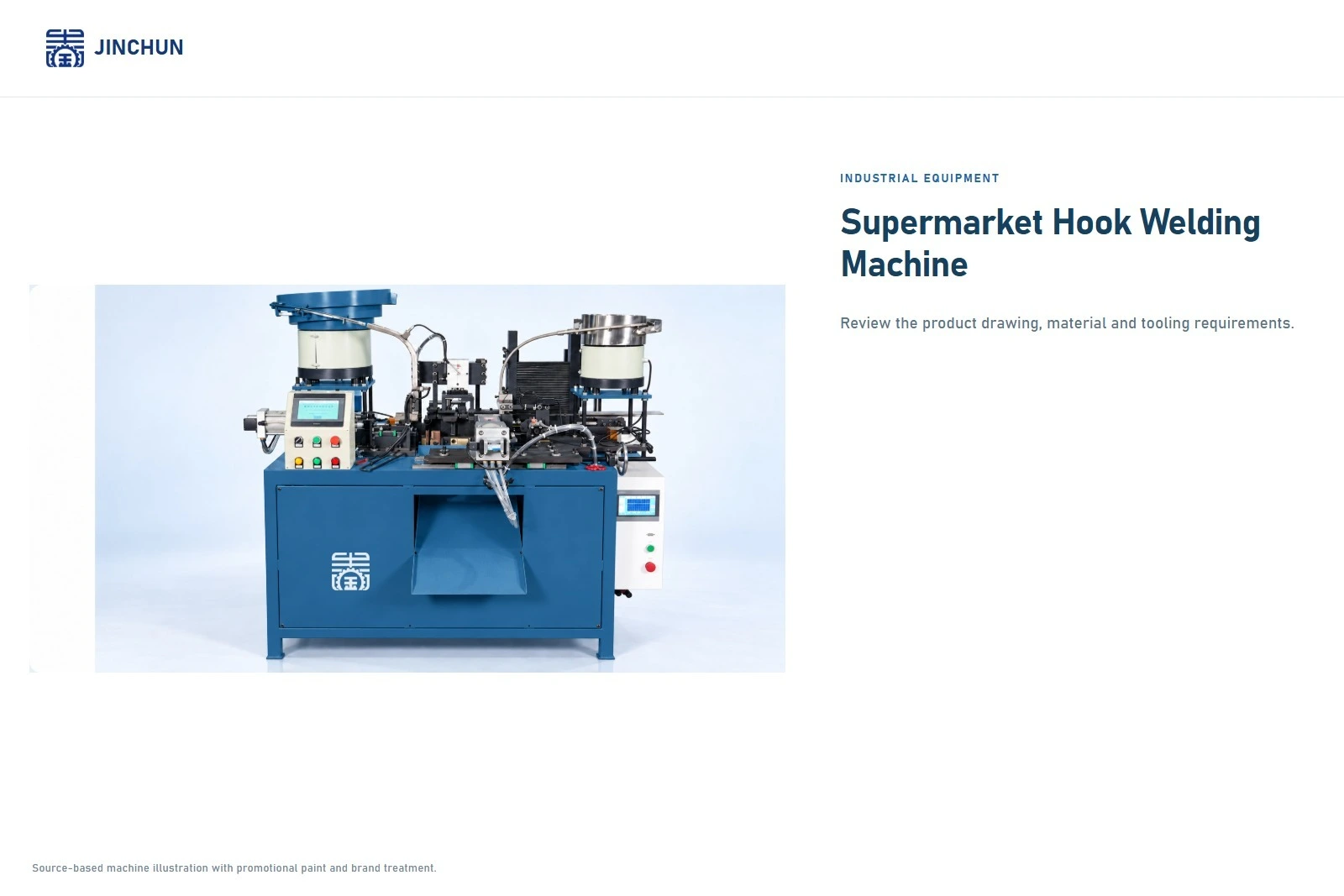 JINCHUN Supermarket Display Hook Welding Machine | Custom Industrial Equipment 1