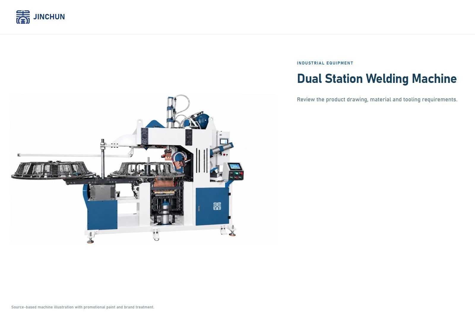 JINCHUN Dual Station Welding Machine | Custom Industrial Equipment 1