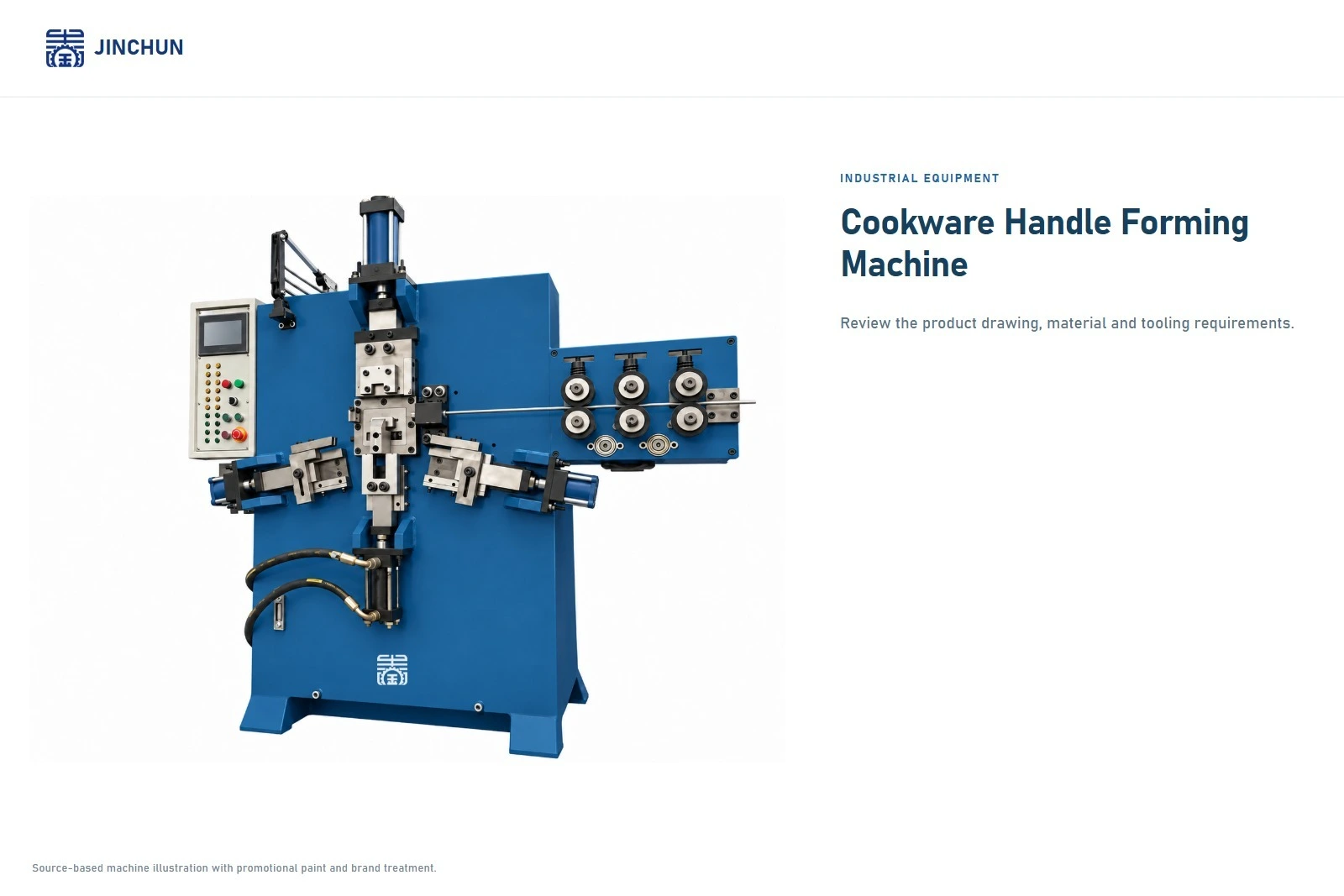 JINCHUN Cookware Handle Forming Machine | Custom Industrial Equipment 1