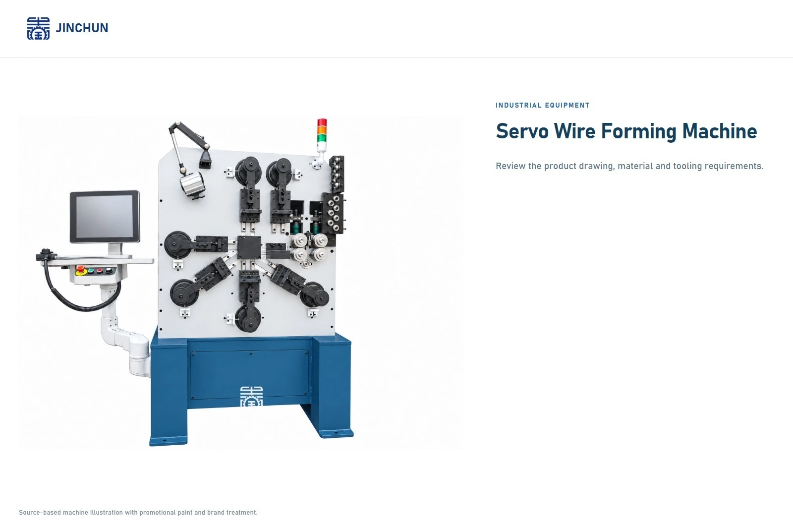 JINCHUN Servo Wire Forming Machine | Custom Industrial Equipment 1
