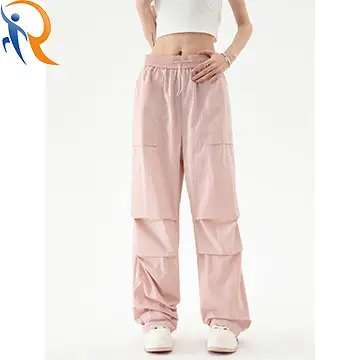 American High Street Unisex Summer Thin Outdoor Straight Leg Paratrooper Pants Couple Quick Dry Sunscreen Cargo Pants 1