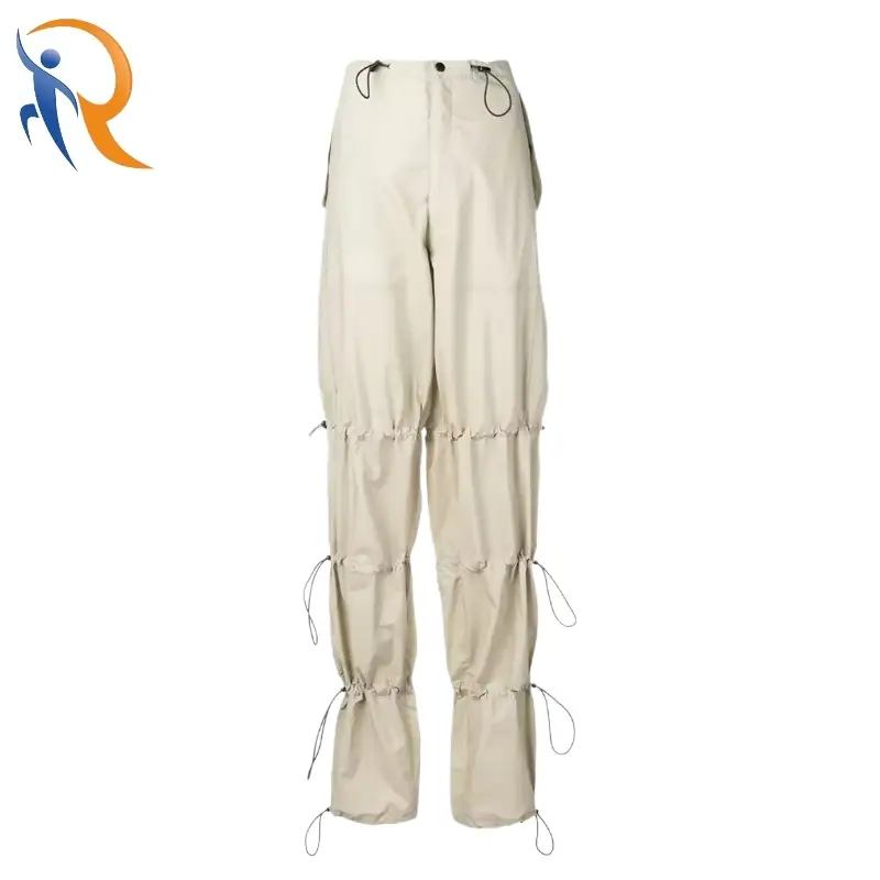 Fashion Unisex Adjustable Drawstring Legging Wide Leg Streetwear Cargo Pants 1