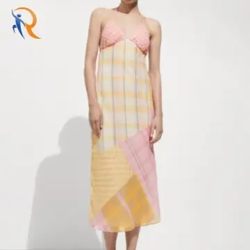 نمط الترفيه عطلة الموضة المطبوعة ثوب الرسن المرقعة 1